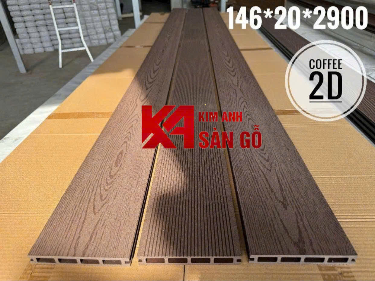 Sàn Gỗ Nhựa Lỗ Vuông 2D HK-03 20mm
